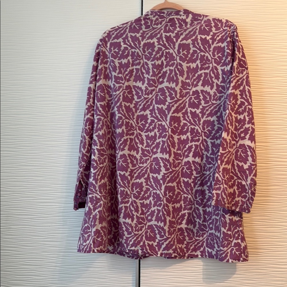 Roberta Roller Rabbit Purple Patterned Women's To… - image 6